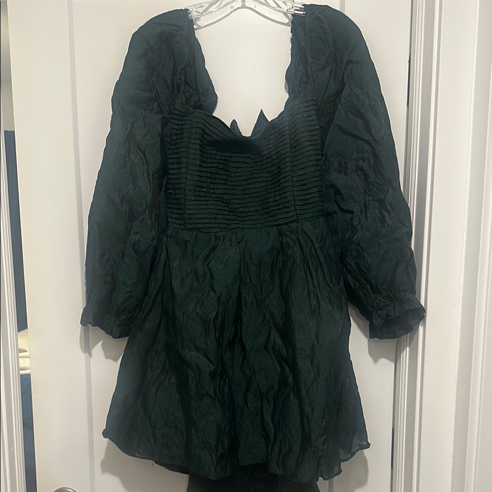 Lulu's Green Mini Dress